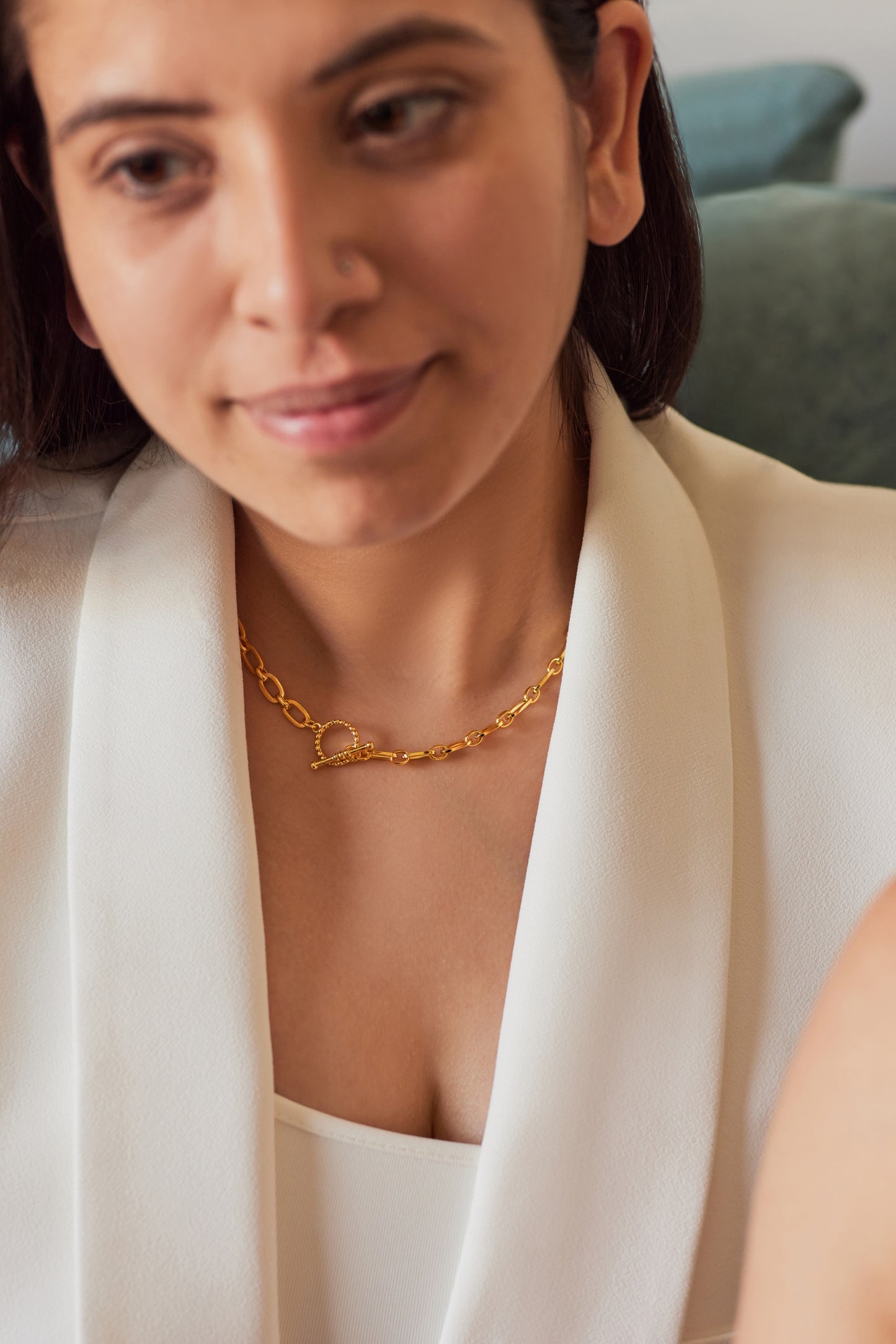 Toggle Gold Necklace